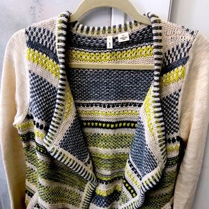 Anthropologie Moth Cotton Cardigan size Med